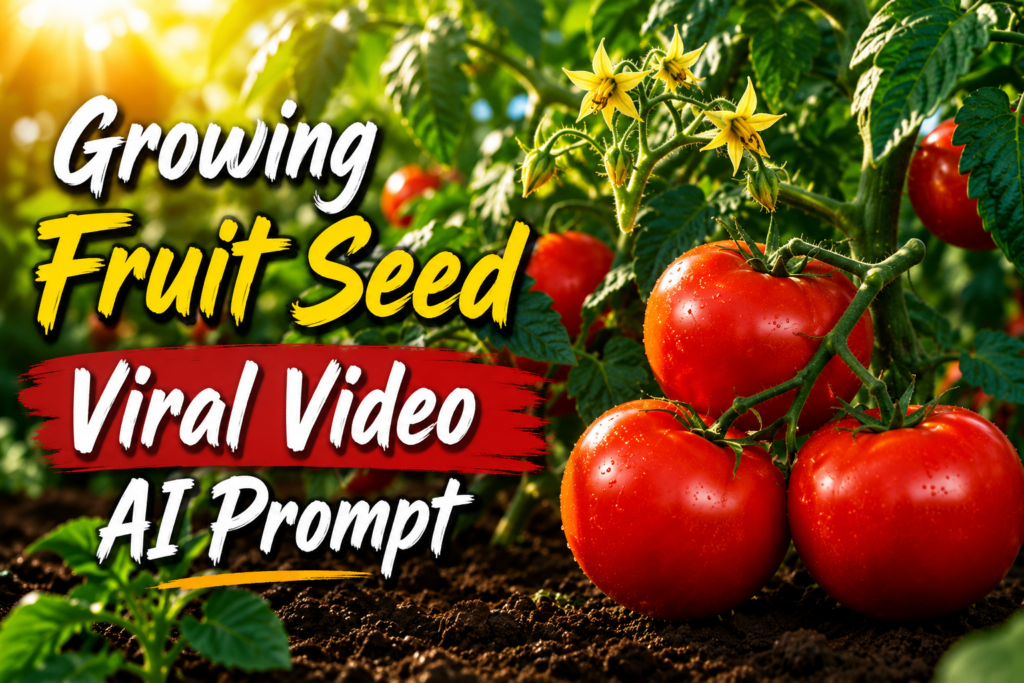 glowing fruit seed video prompts