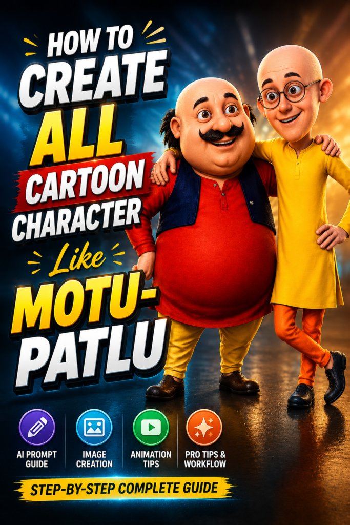 how to create all cartoon character