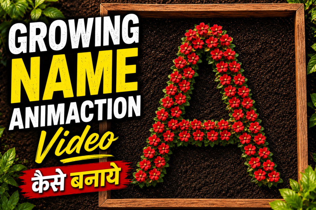 Growing Name Animation