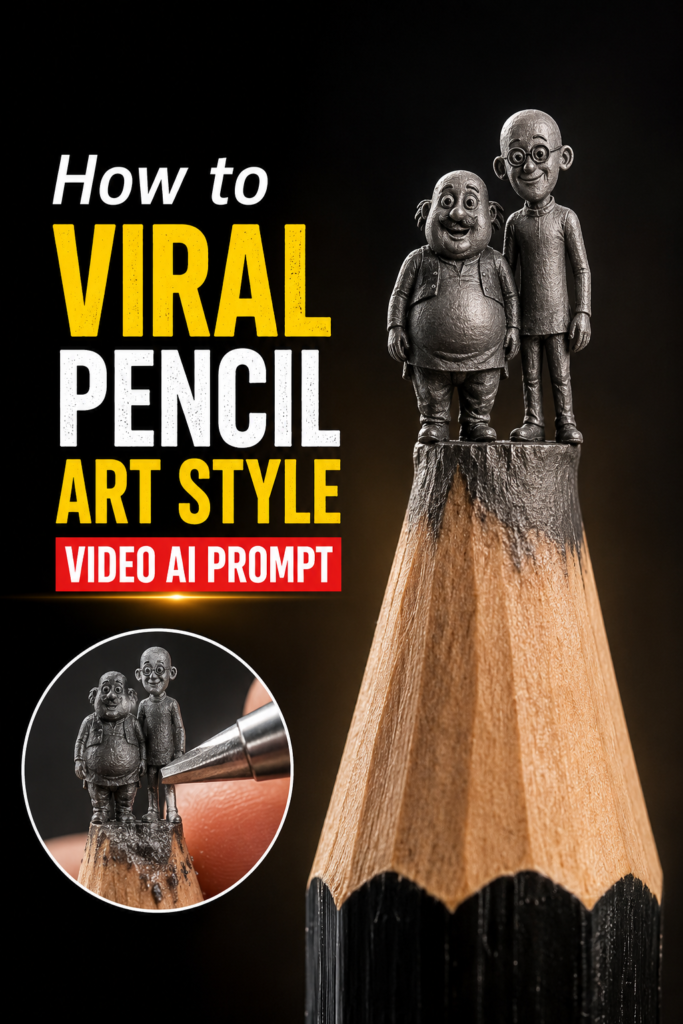 Pencil Art Style Video AI Prompt