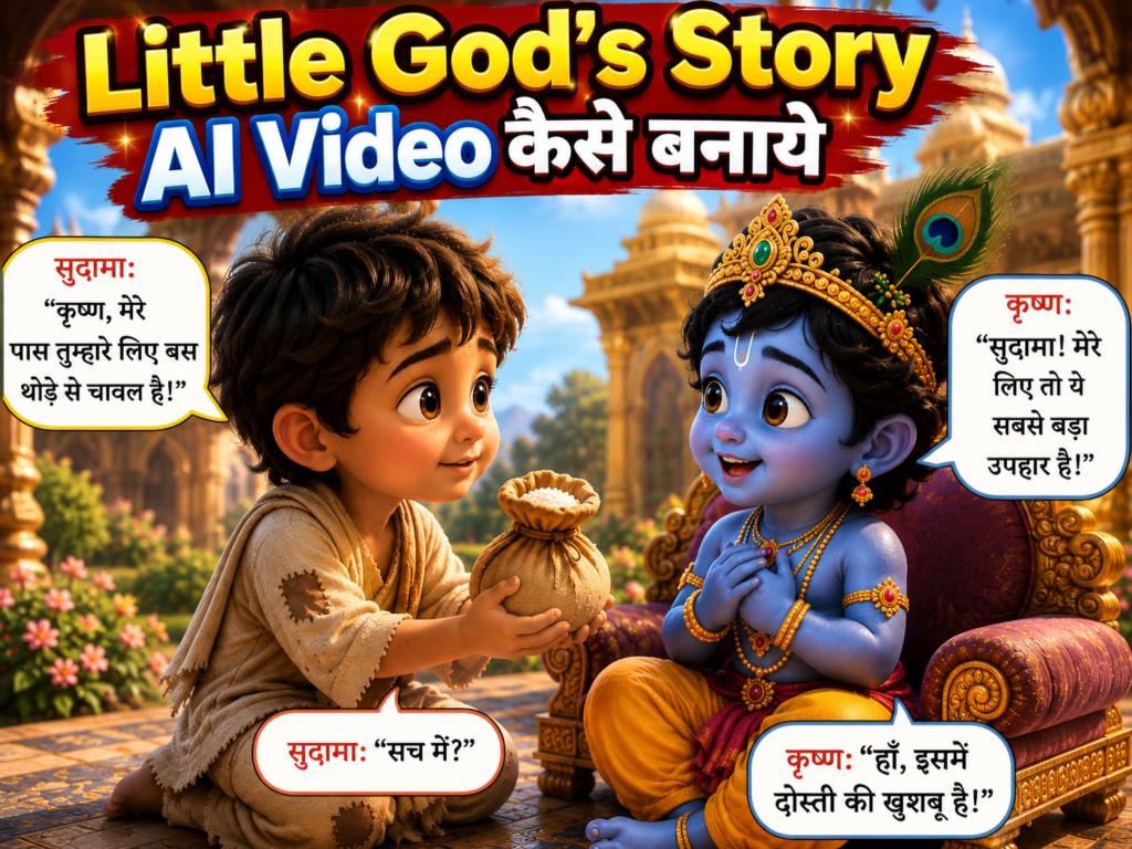 Little God's Story AI Video Prompts with Scripts