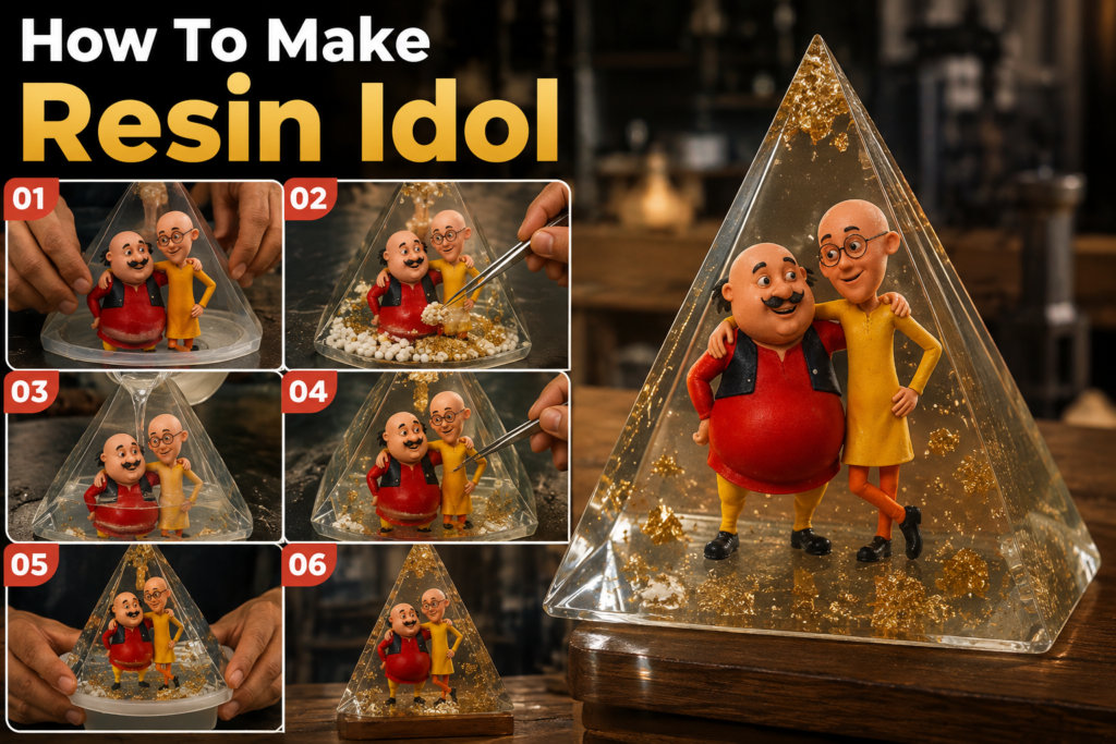 New Viral Resin Pyramid Video Trend AI Video Prompts