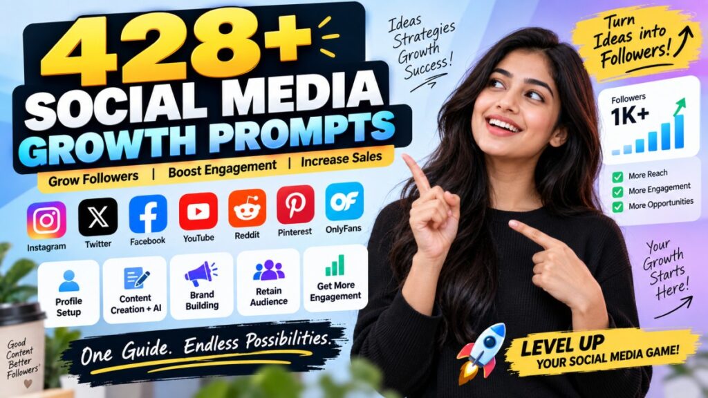428+ Growth Prompts for Instagram
