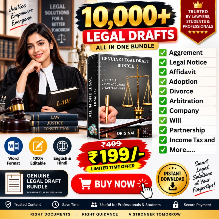 📚 10,000+ Legal Drafts Bundle – All-in-One Legal Document Collection