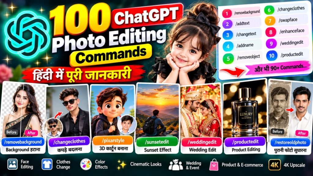 ChatGPT Photo Editing Short Codes