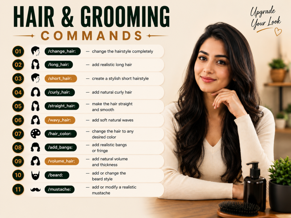 ChatGPT Hair & Grooming Commands